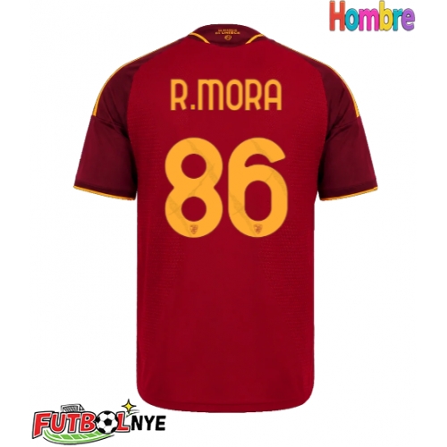 Camiseta AS Roma Rodrigo Mora #86 Primera Equipación 2026-27 manga corta